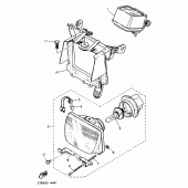 Схема узла: Опция (ELECTRICAL) Yamaha XT600 XT600