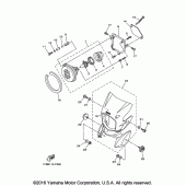 Схема вузла: Фара Yamaha XT250 XT250