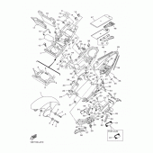 Схема узла: Крыло Yamaha YZF-R6/ YZF600 R6