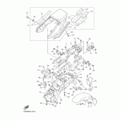 Схема узла: Крыло Yamaha XJR1300