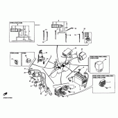 Схема вузла: Електроустаткування 1 Yamaha XJR400