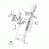 Схема вузла: Рульовий механізм Yamaha FZX250 ZEAL