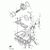 Схема вузла: Фільтр масляний Yamaha YZF1000R Thunderace