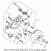 Схема узла: Генератор Yamaha WR200R