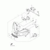 Схема вузла: Фара Yamaha YZF-R6/YZF600 R6S