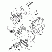 Схема узла: Впускная система Yamaha YZ250 YZ250