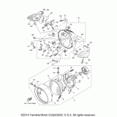 Схема узла: Фара Yamaha XV1900 Raider SCL