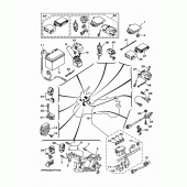 Схема вузла: Електроустаткування 1 Yamaha XP500 T-MAX 530