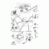 Схема вузла: Електроустаткування 1 Yamaha XSR700/ MTM690