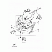 Схема вузла: Фара Yamaha YP250 X-MAX