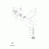 Схема узла: Масляный насос Yamaha YP250 X-MAX