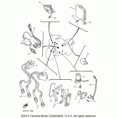 Схема вузла: Електроустаткування (1) Yamaha YZF600R Thundercat