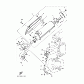 Схема вузла: Вихлопна система Yamaha YP400 Majesty