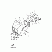 Схема узла: Фара (XT225/XT225S) Yamaha XT225 Serow