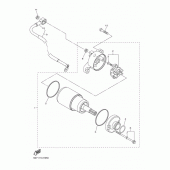 Схема вузла: Електричний стартер Yamaha XVS950 Midnight Star