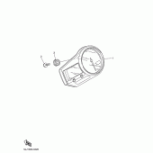 Схема узла: Панель приборов Yamaha YZF-R1 R1