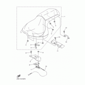 Схема узла: Сиденье Yamaha XVS1300 XVS1300 Custom