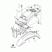Схема узла: Крыло Yamaha TT250R TT-R