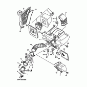 Схема вузла: Впускна система Yamaha TTR125 TT-R125