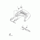 Схема вузла: Задній ліхтар (Стоп-сигнал) Yamaha YZF-R6/YZF600 R6