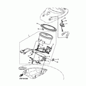 Схема узла: Панель приборов Yamaha XVS1100 Drag Star