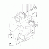 Схема узла: Фара Yamaha WR250 WR250R