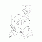 Схема узла: Сиденье Yamaha XV1900 Midnight Star