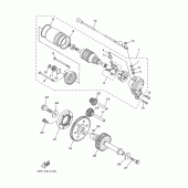 Схема узла: Привод стартера Yamaha XV1700 Road Star Warrior