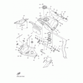 Схема узла: Топливный бак Yamaha YZF-R1 R1M