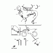 Схема вузла: Електроустаткування 1 Yamaha TTR125 TT-R125