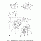 Схема вузла: Картер двигуна Yamaha XVS950 Bolt