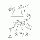 Схема вузла: Електроустаткування 2 Yamaha XVS400 Drag Star