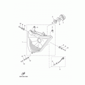 Схема вузла: Фара Yamaha WR125 WR125R