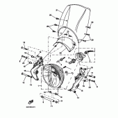 Схема узла: Фара Yamaha BT1100 Bulldog