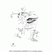 Схема узла: Топливный бак Yamaha XV1900 Raider S