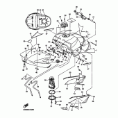 Схема вузла: Паливний бак Yamaha YZF-R1 R1