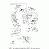 Схема вузла: Паливний бак Yamaha XVS650 V-Star Classic