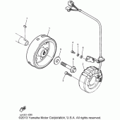 Схема вузла: Генератор Yamaha YZF600R Thundercat