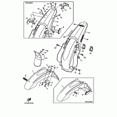 Схема вузла: Крило Yamaha TTR230 TT-R230