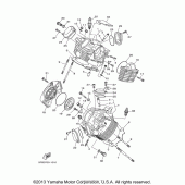 Схема вузла: Головка циліндра Yamaha XVS1100 V-Star Classic
