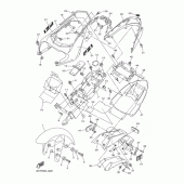 Схема вузла: Крило Yamaha FZ1 FZ1 FAZER (Naked)