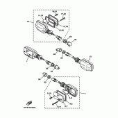 Схема узла: Поворотники 2 Yamaha TW200