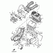 Схема вузла: Впускна система Yamaha TT600
