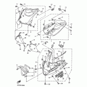 Схема узла: Облицовочные элементы 2 Yamaha YZF1000R Thunderace