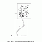 Схема вузла: Впускна система 2 Yamaha XT250 XT250