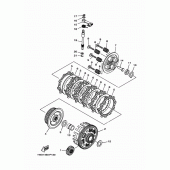 Схема вузла: Зчеплення Yamaha YZF-R25
