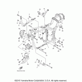 Схема вузла: Рама Yamaha XVS1100 V-Star Custom