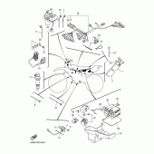 Схема вузла: Електроустаткування 1 Yamaha WR250 WR250F