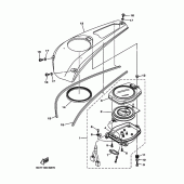 Схема вузла: Панель приборов Yamaha XV1900 Raider S
