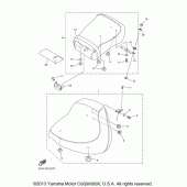 Схема узла: Сиденье Yamaha XVS1100 V-Star Classic